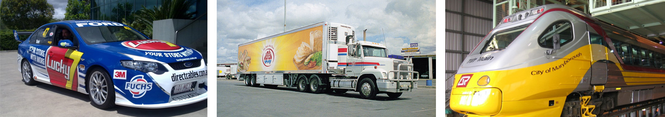 Colour vehicle signage